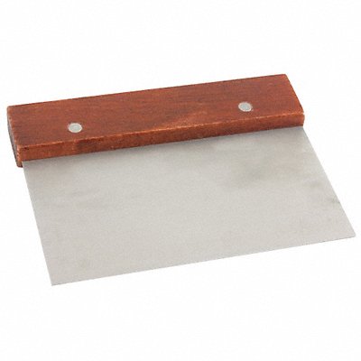 CRESTWARE WHDS63 Bench Scraper 6 in L Brown