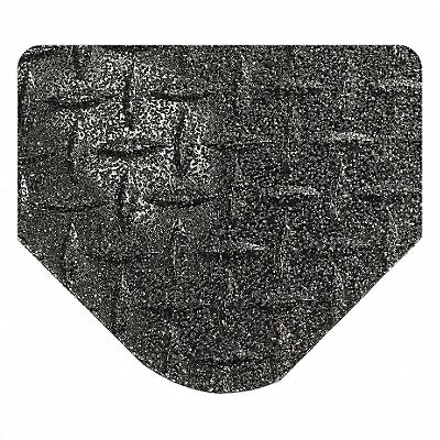 WEARWELL INC 4161516X4X8BK Diamond-Plate w/Grit Shield Blk 4x8ft