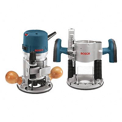 BOSCH 1617EVSPK ElectVSPlunge/FixBaseRouter Cord. 2.25hp