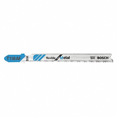 BOSCH T118AF100 Jig Saw Blade Metal PK100