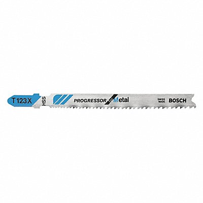 BOSCH T123X100 Jig Saw Blade Metal PK100