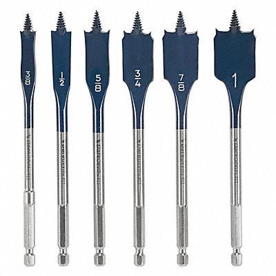 BOSCH DSB5006 DareDevil 6 Pc Spade Bit Set