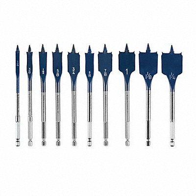 BOSCH DSB5010 DareDevil 10 Pc Spade Set w/Ext