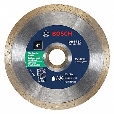 BOSCH DB443C Diamond Saw Blade Blade Dia 4 in.
