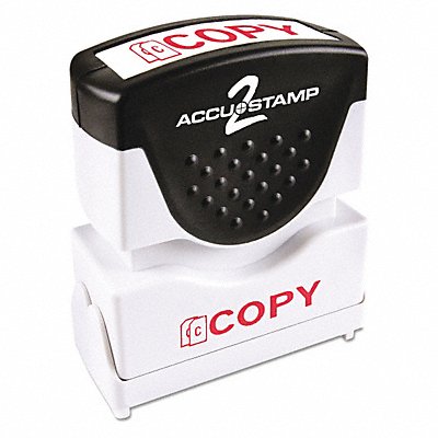 ACCUSTAMP2 35594 Stamp Red Copy 1-5/8 x1/2