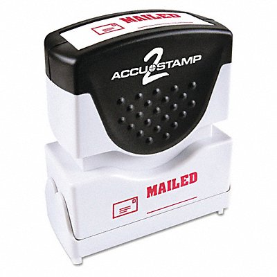 ACCUSTAMP2 35586 Stamp Red Mailed 1-5/8 x1/2