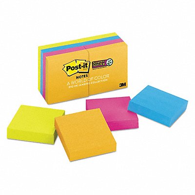 POST-IT 6228SSAU Pad 2 X2 Supr Stcky Ast PK8