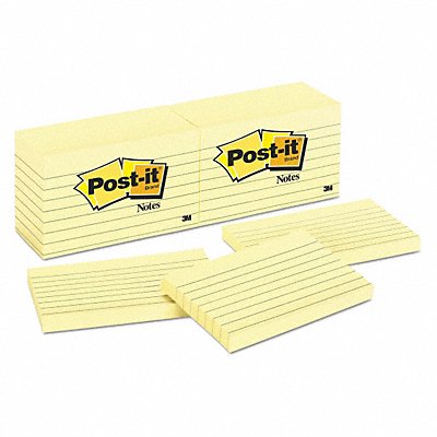 POST-IT 635YW Note Postit Ruled3 X5 Yellow PK12