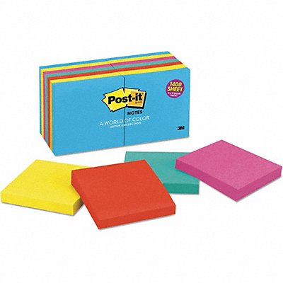 POST-IT 65414AU Pad Post-It Note3 x3 Assortd PK14