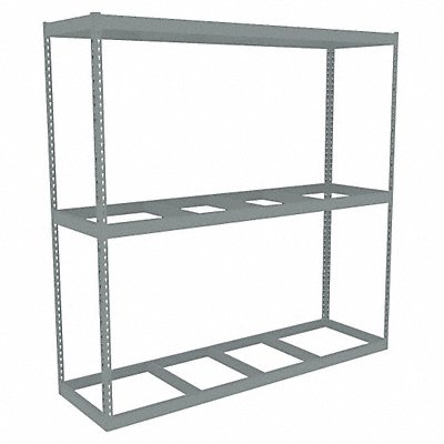 TENNSCO ZLE79618S3 Boltless Shelving 18x84x96in Strtr