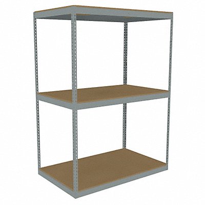 TENNSCO ZLE77230S3D Boltless Shelving 30x84x72in Strtr