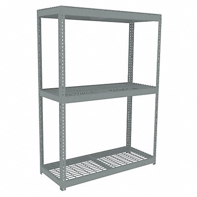 TENNSCO ZLC76024S3W Boltless Shelving 24x84x60in Strtr