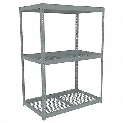 TENNSCO ZLC76036S3W Boltless Shelving 36x84x60in Strtr