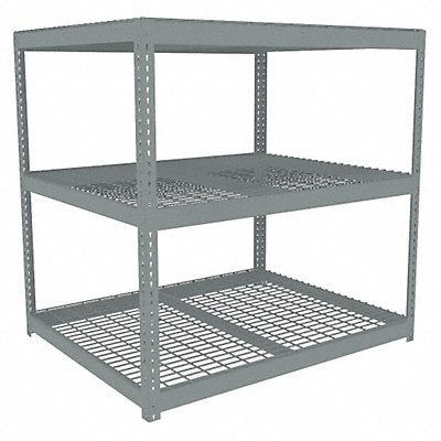 TENNSCO ZLC76048S3W Boltless Shelving 48x84x60in Strtr
