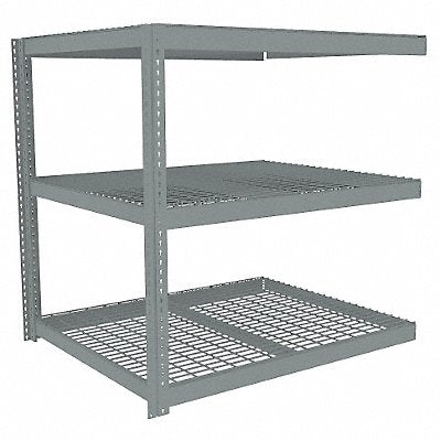 TENNSCO ZLC76048A3W Boltless Shelving 48x84x60in AdOn