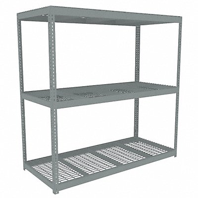 TENNSCO ZLC79630S3W Boltless Shelving 30x84x96in Strtr