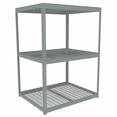 TENNSCO ZLC79642S3W Boltless Shelving 42x84x96in Strtr