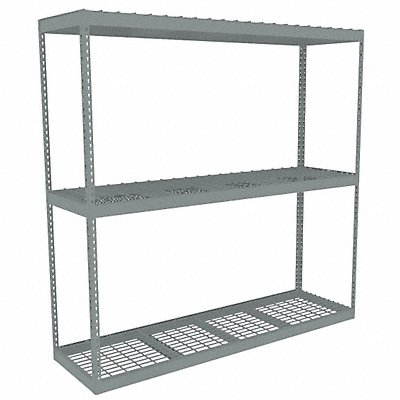 TENNSCO ZLE78418S3W Boltless Shelving 18x84x84in Strtr
