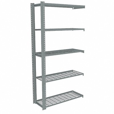 TENNSCO ZAH74818A5W Boltless Shelving 18x84x48in AdOn
