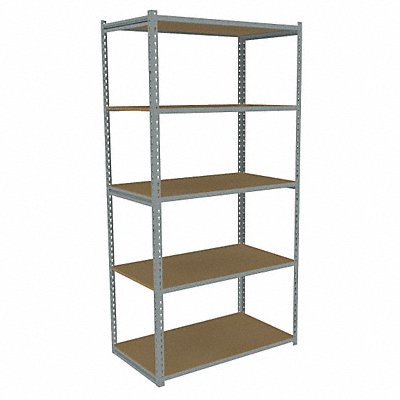 TENNSCO ZA74230S5D Boltless Shelving 30x84x42in Strtr