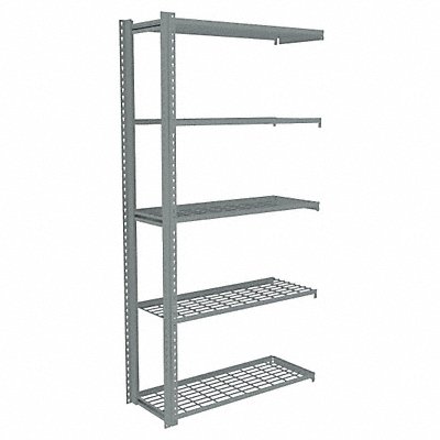 TENNSCO ZA73618A5W Boltless Shelving 18x84x36in AdOn