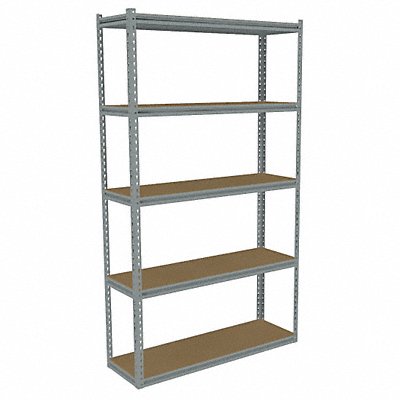 TENNSCO ZB74215S5D Boltless Shelving 15x84x42in Strtr