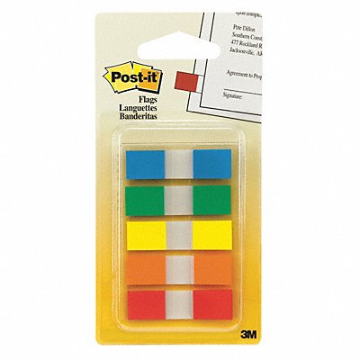 POST-IT 6835CF Flag Dsp 100 Port Assrtd Stanrd PK100