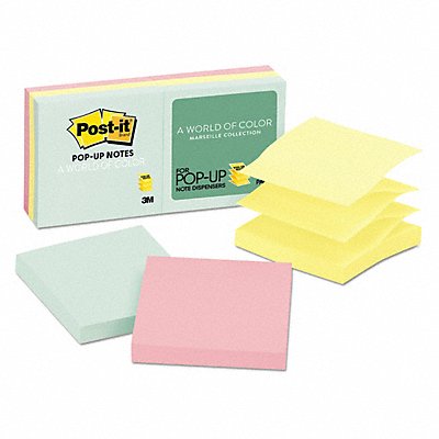 POST-IT R330AP Note Pop Up 3 x3 Ast PK6