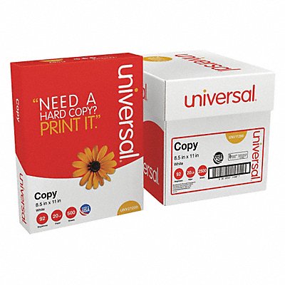 UNIVERSAL UNV11289 Paper Xero20lb. LtrWhite 5Rm/Cn PK5