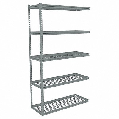 TENNSCO ZB73612A5W Boltless Shelving 12x84x36in AdOn