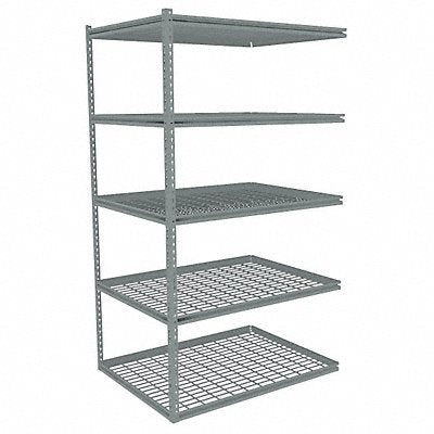 TENNSCO ZB74236A5W Boltless Shelving 36x84x42in AdOn