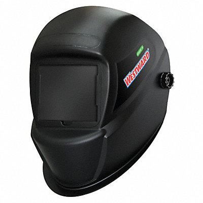 WESTWARD 44R224 Passive Welding Helmet Fix10 Black