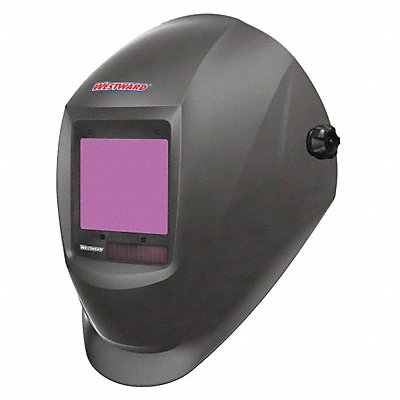 WESTWARD 44R225 Auto Dark Welding Helmet 5-8/9-13 Grey