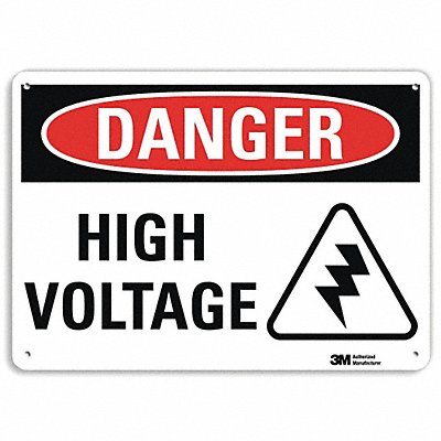 LYLE U11065NP14X10 Danger Sign 10 inx14 in Plastic