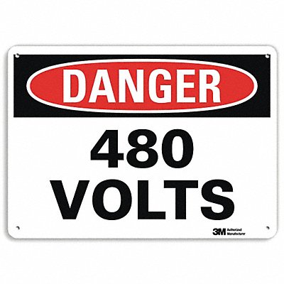 LYLE U11076NP14X10 Danger Sign 10 inx14 in Plastic