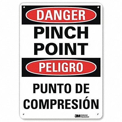 LYLE U11087NP7X10 Danger Sign 10 in x 7 in Plastic