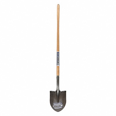 SEYMOUR MIDWEST 49150 Round pt. Shovel 16 ga. 48 Wood Handle