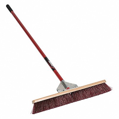 SEYMOUR MIDWEST KENYON 82624 Stiff Bristle Broom 24 60 Red Handle