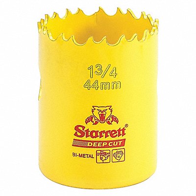 STARRETT DCH0134G Bi-Metal Deep Cut Hole Saw 1-3/4 44mm