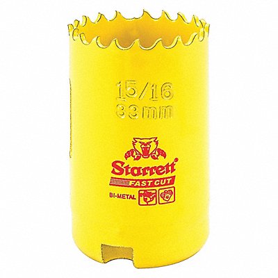 STARRETT FCH0156G Bi-Metal Fast Cut Hole Saw 1-5/16 33mm