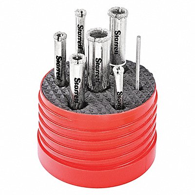 STARRETT KD2000TD1 Diamond Tile Hole Saw Kit 7 Piece