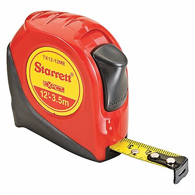 STARRETT KTX1212MEN Tape Measure 1/2 x12 3.5m 1/16mm