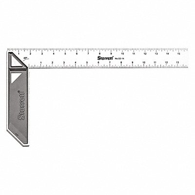 STARRETT K5314N Stainless Carpenters Try Square 14