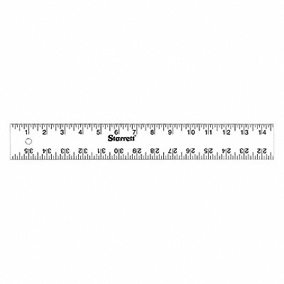 STARRETT ASE36 Aluminum Rule Straight Edge 36