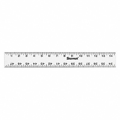 STARRETT ASE48 Aluminum Rule Straight Edge 48