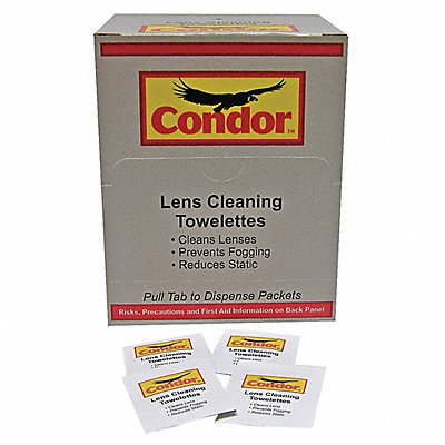 CONDOR 44X059 Pre-Moistened Towelette Station PK100