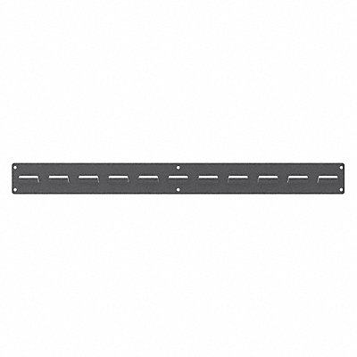 AKRO-MILS 30632GY Lvd Panel Single Row Wall 32x3 Grey PK2