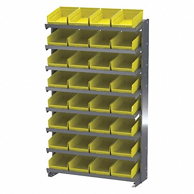 AKRO-MILS APRS150Y Sided Pick Rack 12x36.75x60.25 Yellow