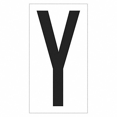 PARTNERS BRAND DL9310Y Vinyl WarehouseLetterLabel Y 3-1/2 PK50