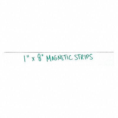 PARTNERS BRAND LH174 Warehouse LabelMagneticStrips 1 x8 PK25